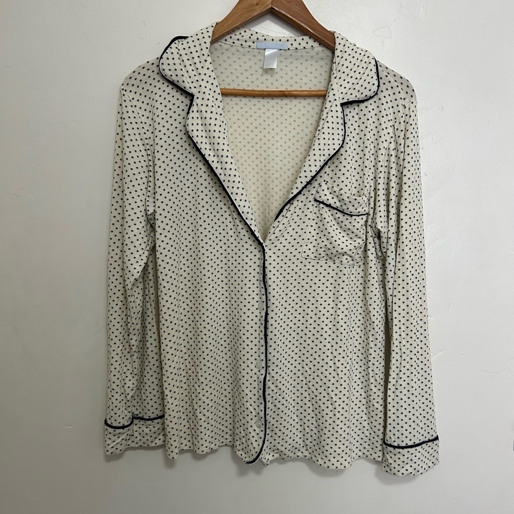 Eberjey small‎ star button down pajama top
